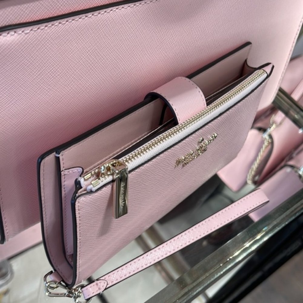 Kate Spade Staci Phone Wallet Wristlet Chalk Pink - Picture 5 of 16